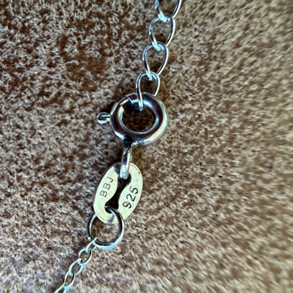 Sterling Silver 925 BBJ Turquoise Tree of Life Necklace - Picture 7 of 7